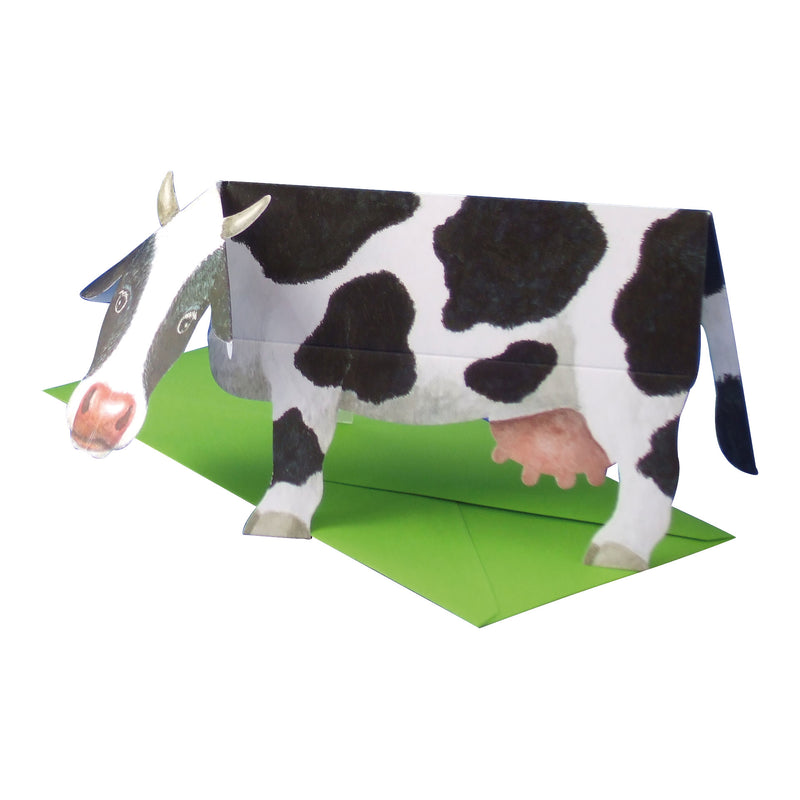 3D-Tierkarte "Kuh"