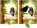 Lebende Karte "Amsel"