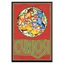 CURIOSI |  Frontansicht der Produktverpackung des Puzzle Picoli "Pferde" mit drei verschiedenfarbigen Pferden 