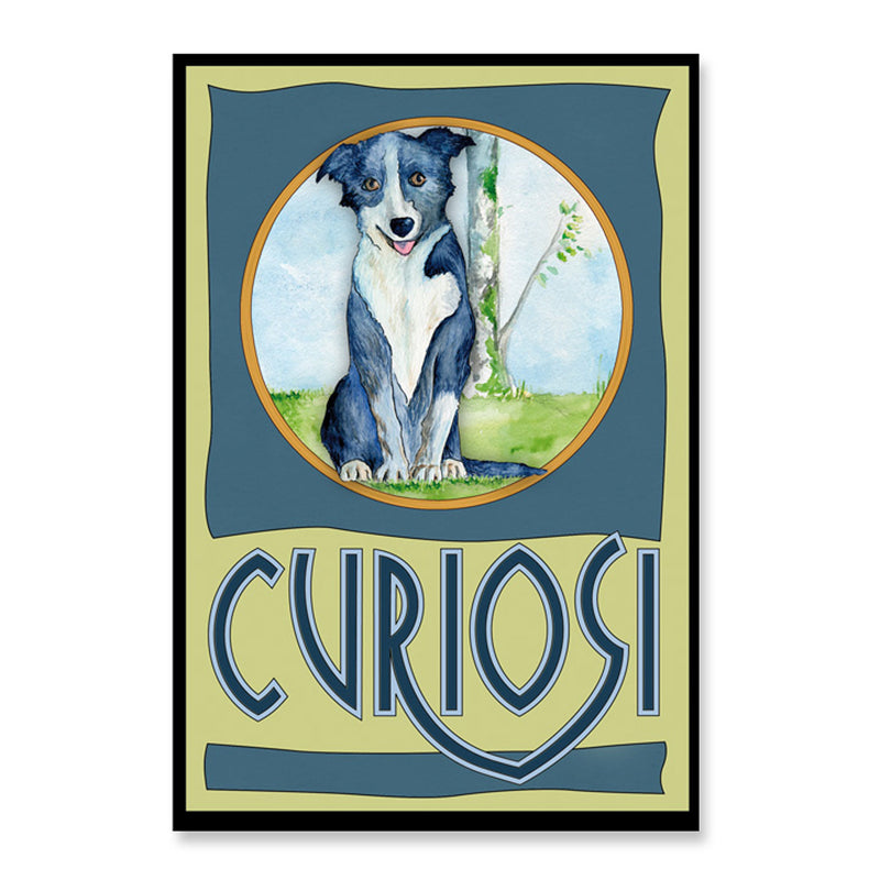 CURIOSI | Frontansicht der Produktverpackung des Puzzle Picoli "Hund" 