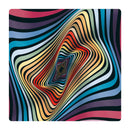 CURIOSI | Vorderseite des Puzzle Double "Q-Jelly" mit buntem Motiv und optischer Täuschung