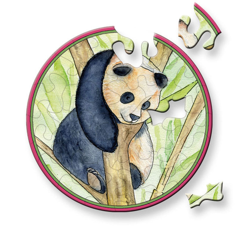 CURIOSI | fast fertiges Puzzle Picoli "Panda" mit niedlichem Panda als Motiv