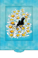 Lebende Karte "Rabe"