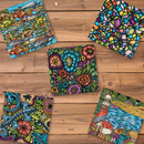 Q-Puzzle mit Puzzle Unterlage – Geschenk-Set