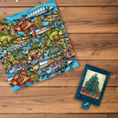 Q-Puzzle mit Weihnachtskarte – Geschenk-Set