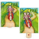 Lebende Karte "Roller"