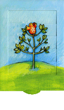 Lebende Karte "Lebensbaum"