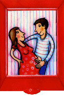 Lebende Karte "Kindersegen"