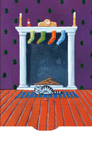 Lebende Karte "Kamin"