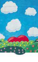 Lebende Karte "Herzelefant"