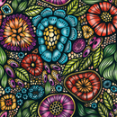 CURIOSI | abstraktes Pflanzen-Motiv des Puzzle Q "Life 2"