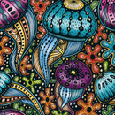 CURIOSI | abstraktes Quallen- und Seestern-Motiv des Puzzle Q "Life 3"