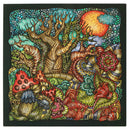 CURIOSI | Draufsicht des farbenfrohen Puzzles Palapeli "Wunderwald" 