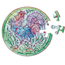 CURIOSI | fast fertiges Puzzle Picoli "Hahn" mit farbenfrohen Hahn als Motiv