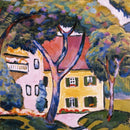 CURIOSI | Motiv des Puzzle Q "Art 6": "Staudacherhaus in Tegernsee" von August Macke